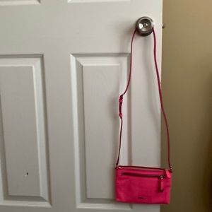 Cole Haan pink cross body used once